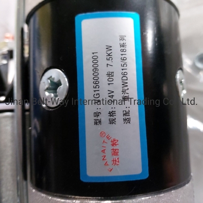 Sinotruk HOWO truk suku cadang truk suku cadang starter motor Vg1560090001 pembayaran aman