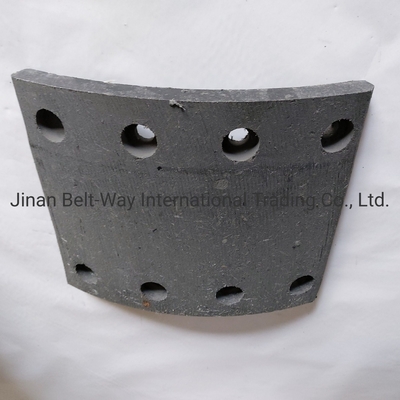 Bagian-bagian sistem kemudi Lembar rem hitam Wg9100440029 untuk Sinotruk HOWO Truck Parts