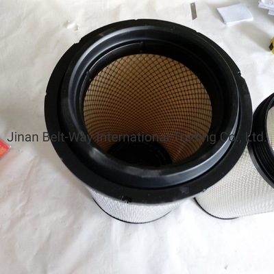 100% Uji standar truk suku cadang filter udara K2841PU untuk Sinotruk HOWO truk