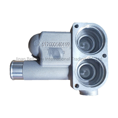 Mesin Weichai asli Wd10 Cover Thermostat 612600140119 untuk Truk/Motor Marinir