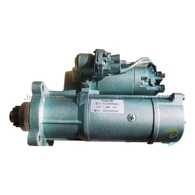 Sinotruk HOWO 10 Gigi 24V Starter Vg1560090001 untuk Bagian Sistem Transmisi Gearbox