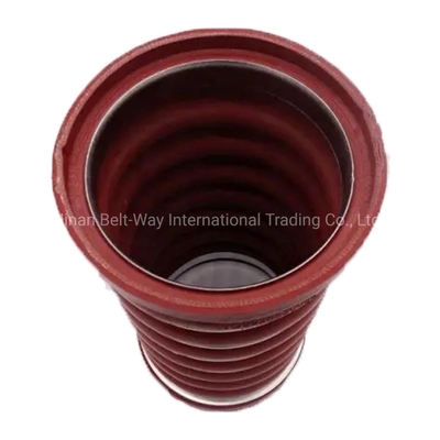 Red HOWO Truck Parts Intercooler Hose Wg9925530058 untuk Sinotruk Engine Online Support
