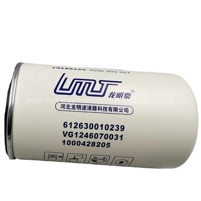 Sino HOWO Weichai Wp10 Wd615 Filter minyak mesin diesel Vg1246070031 untuk kemudi