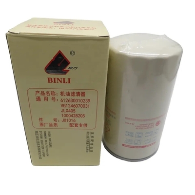 Vg1246070031 Sinotruk HOWO Dump Truck Oil Filter Paket Ukuran 30,00cm * 20,00cm * 2,00cm