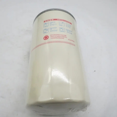 Elemen Filter Minyak Mesin Vg1246070031 untuk Mesin Standar dari Bagian Truk HOWO A7