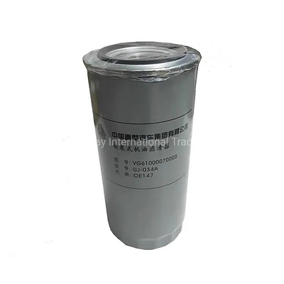 Sinotruk Truck Weichai Mesin Bagian Vg61000070005 Filter Minyak untuk HOWO Professional